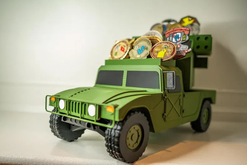 AN/TWQ-1 Avenger Coin Holder | ADA Military Desk Decor | Veteran Gift