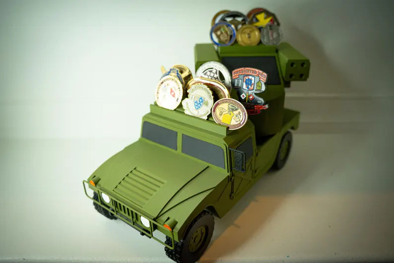 AN/TWQ-1 Avenger Coin Holder | ADA Military Desk Decor | Veteran Gift