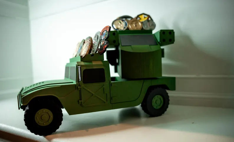 AN/TWQ-1 Avenger Coin Holder | ADA Military Desk Decor | Veteran Gift